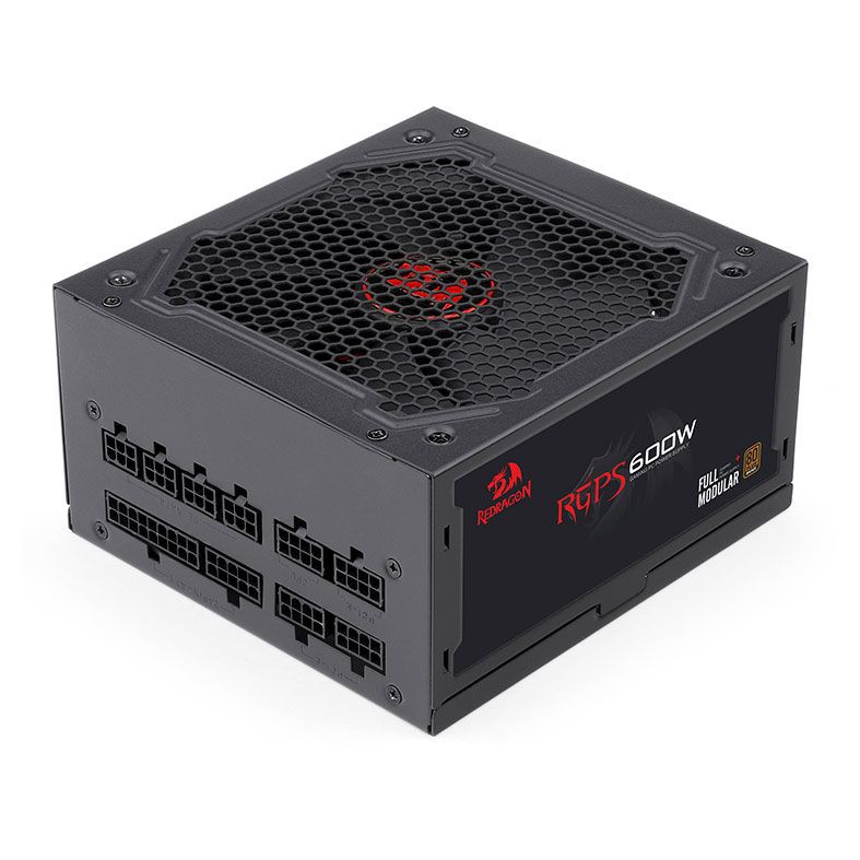 Fonte Redragon RGPS 600W Full Modular Bronze 80 Plus, GC-PS003