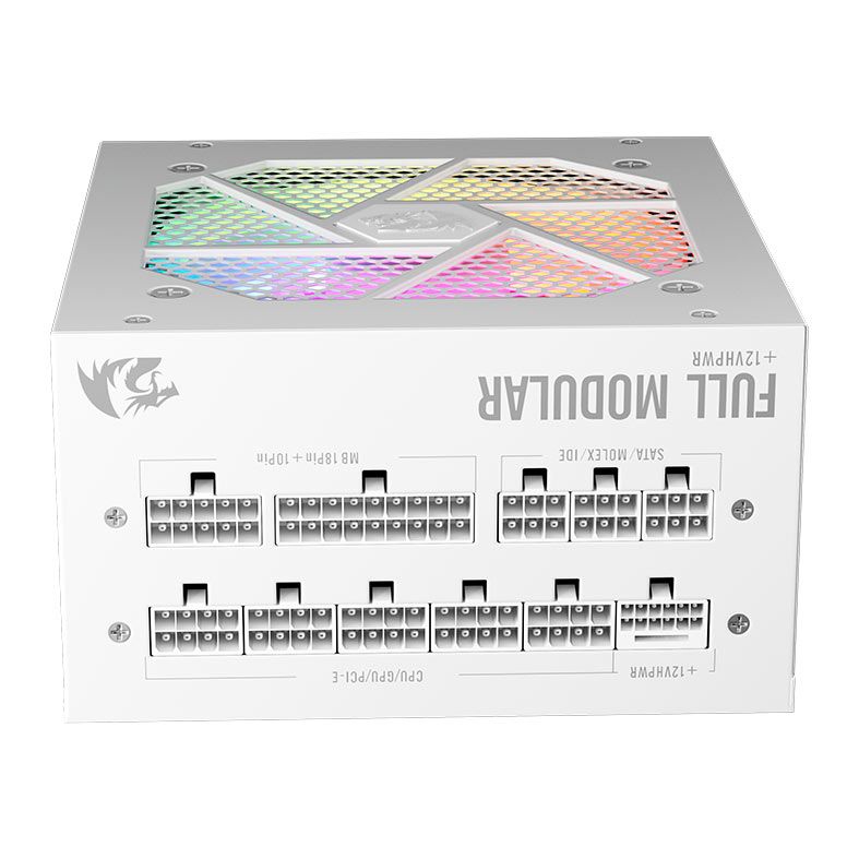 Fonte Redragon GC-PS007W-1 V2, RGB, 850W, Full-Modular, 80 Plus Gold, Brando, GC-PS007W-1-V2