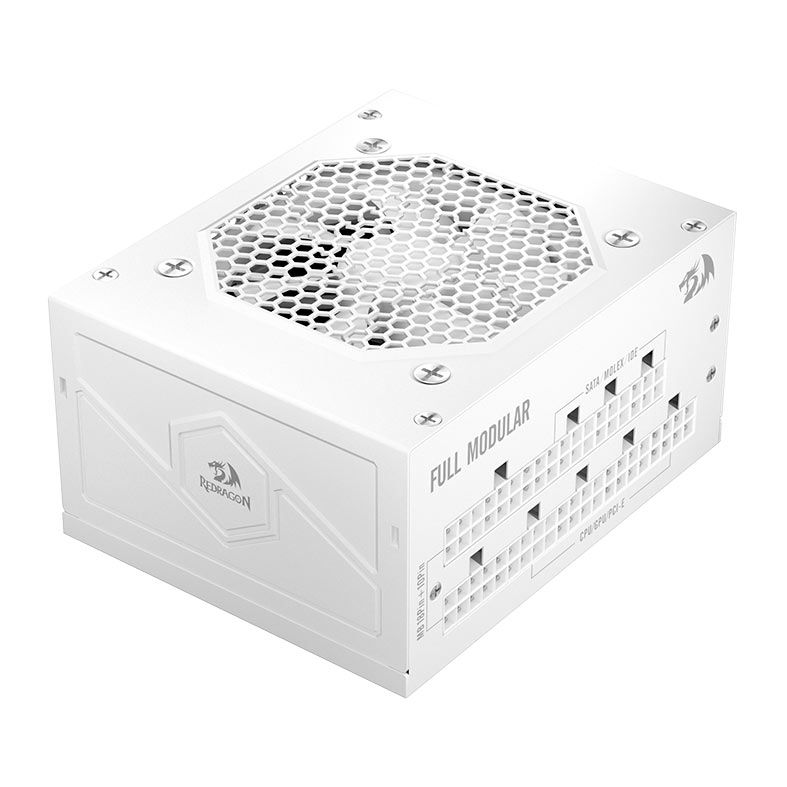 Fonte Redragon RGPS-650SFX, 650W, Full-Modular, 80 Plus Gold, Branco, GC-PS014-W