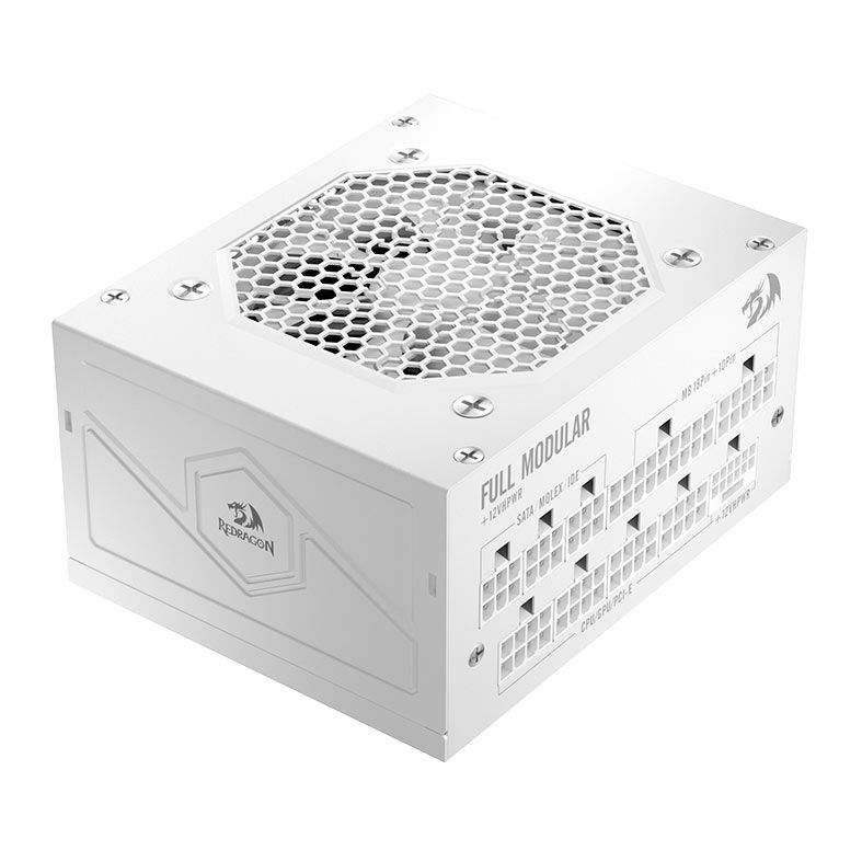 Fonte Redragon SFX RGPS-850W, 850W, Full-Modular, 80 Plus Gold, Branco, GC-PS016W