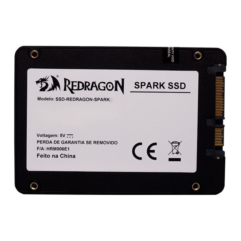 SSD Redragon Spark, 240GB, 2.5, Sata III 6GB/s, Leitura 550 MB/s, Gravacao 400MB/s, GD-306