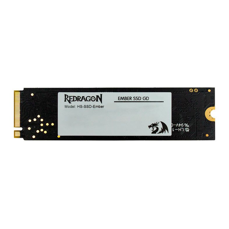 SSD Redragon Ember, 512GB, M.2 2280, PCIe NVMe, Leitura 2100MB/s, Gravacao 1800MB/s, GD-407