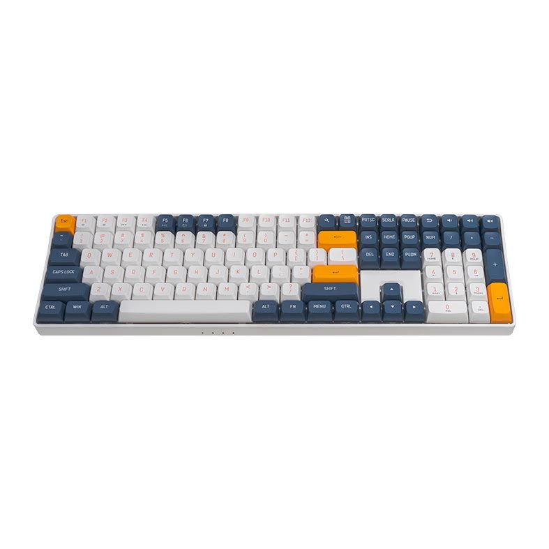 Teclado Mecanico Aigo GD108 Starry Blue, Wireless, Switch Azul, Branco e Azul, GD108-SB-BL