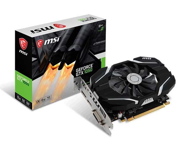 Placa de Vídeo MSI GeForce GTX 1050 2G OC GDDR5 128-bit, 912-V809-2287