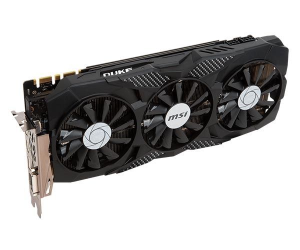Placa De Video MSI GeForce GTX 1070 Ti Duke 8G 256 Bits