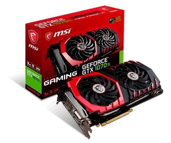 Placa De Vídeo MSI Geforce GTX 1070 Ti Gaming 8G 256 Bits | Pichau
