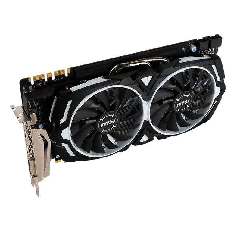 Placa de Vídeo MSI Geforce GTX 1080 ARMOR 8G GDDR5X 256Bit