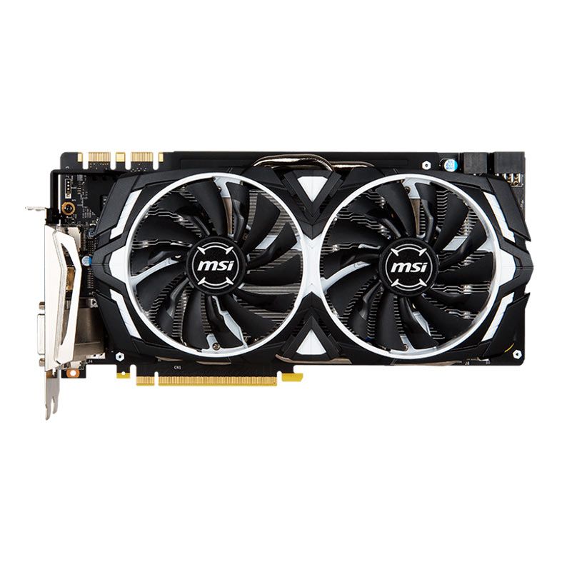 Placa de Vídeo MSI Geforce GTX 1080 ARMOR 8G GDDR5X 256Bit