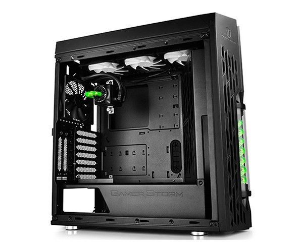 Gabinete DeepCool Genome Black/Green, GENOME BK-GN II