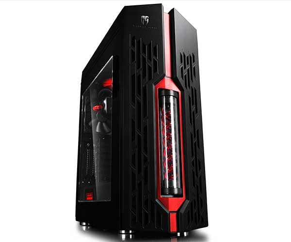 Gabinete DeepCool Genome ROG Preto Com Vermelho, GENOME ROG