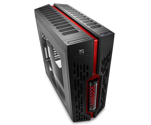 Gabinete DeepCool Genome ROG Preto Com Vermelho, GENOME ROG