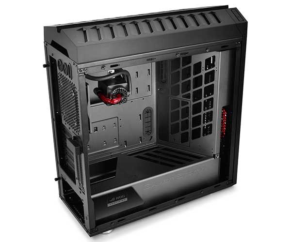 Gabinete DeepCool Genome ROG Preto Com Vermelho, GENOME ROG