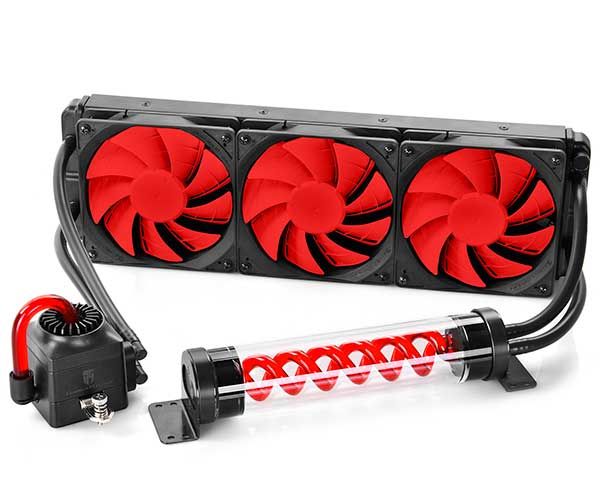 Gabinete DeepCool Genome ROG Preto Com Vermelho, GENOME ROG