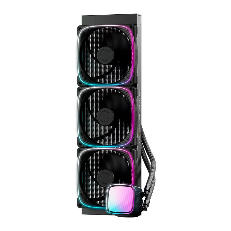 Water Cooler Geometric Future Eskimo Pro 42, ARGB, 420mm, Preto, GEO-EP-42B