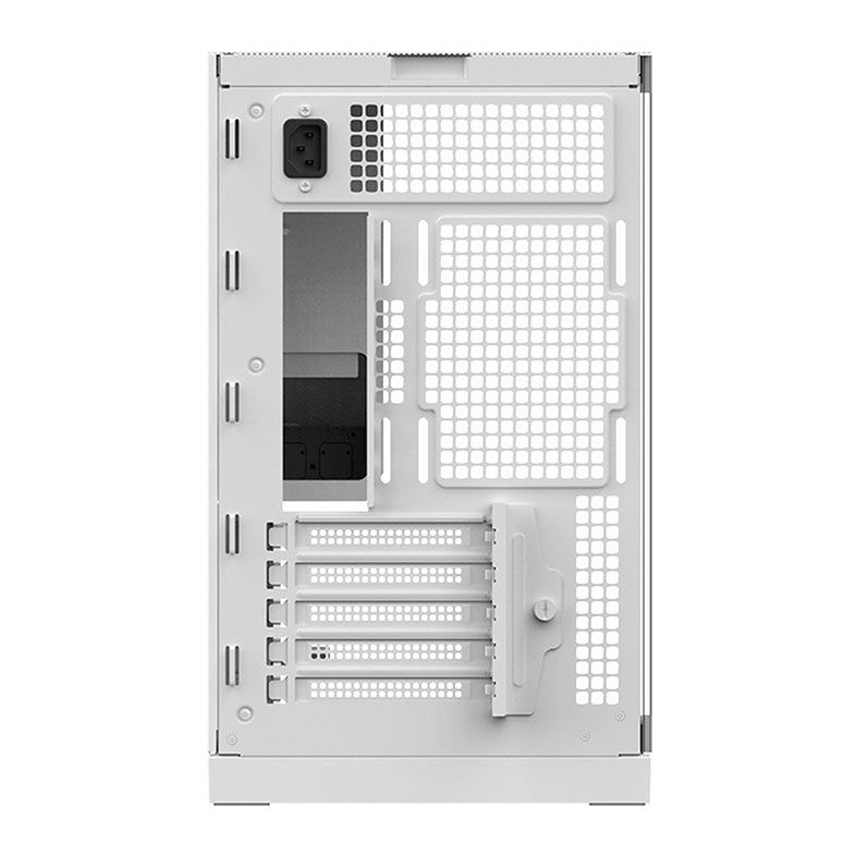 Gabinete Gamer Geometric Future Model 3, Mini-Tower, Lateral de Vidro, Branco, GEO-M3-W