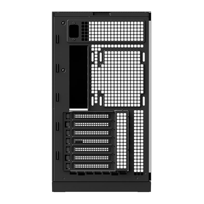 Gabinete Gamer Geometric Future Model 5, Mid-Tower, Lateral de Vidro, Preto, Preto e Cinza, GEO-M5-BG