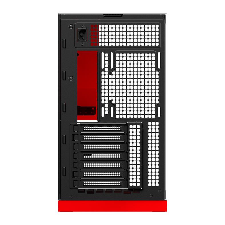 Gabinete Gamer Geometric Future Model 5 Redragon, Mid-Tower, Lateral de Vidro, Preto e Vermelho, GEO-M5-RD