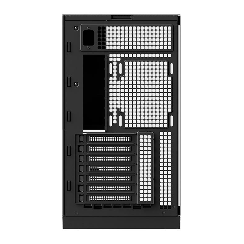 Gabinete Gamer Geometric Future Model 5, ARGB, Mid-Tower, Lateral de Vidro, Com 5 Fans, Preto e Cinza, GEO-M5F-BG