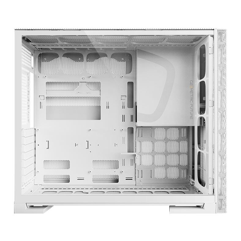 Gabinete Gamer Geometric Future Model 5 Vent, Mid-Tower, Lateral de Vidro, Branco, GEO-M5V-W