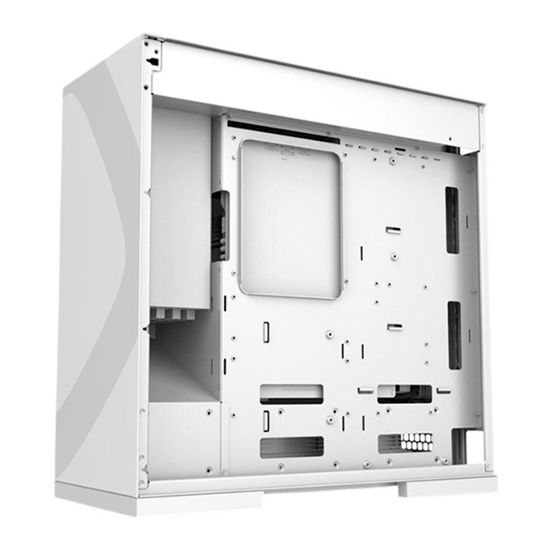 Gabinete Gamer Geometric Model 8 Lohan, Mid-Tower, Lateral de Vidro, Branco, GEO-M8-LOW