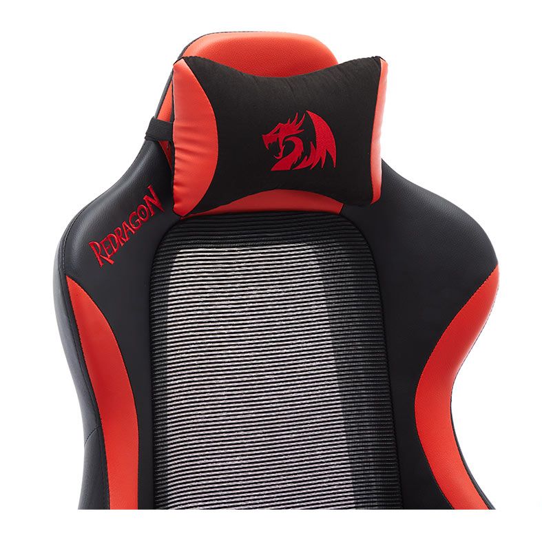 Cadeira Gamer Redragon Nero, Preto e Vermelho, GG-101RB