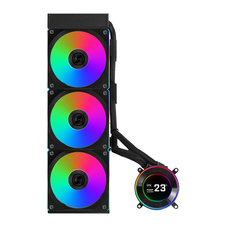 Water Cooler Lian Li Hydroshift II LDC-C 360CL, RGB, 360mm, Preto, GHS2LCD36RB