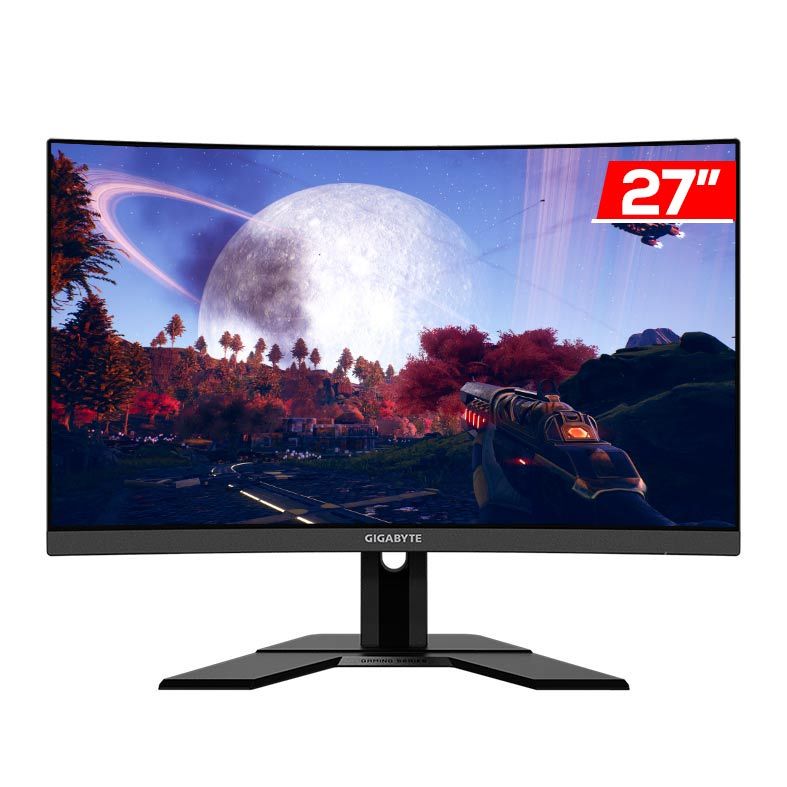 Monitor Gamer Gigabyte G27QC 27" Curvo 1ms 165Hz QHD FreeSyncHDR USB/HDMI/DP, GIGABYTE G27QC