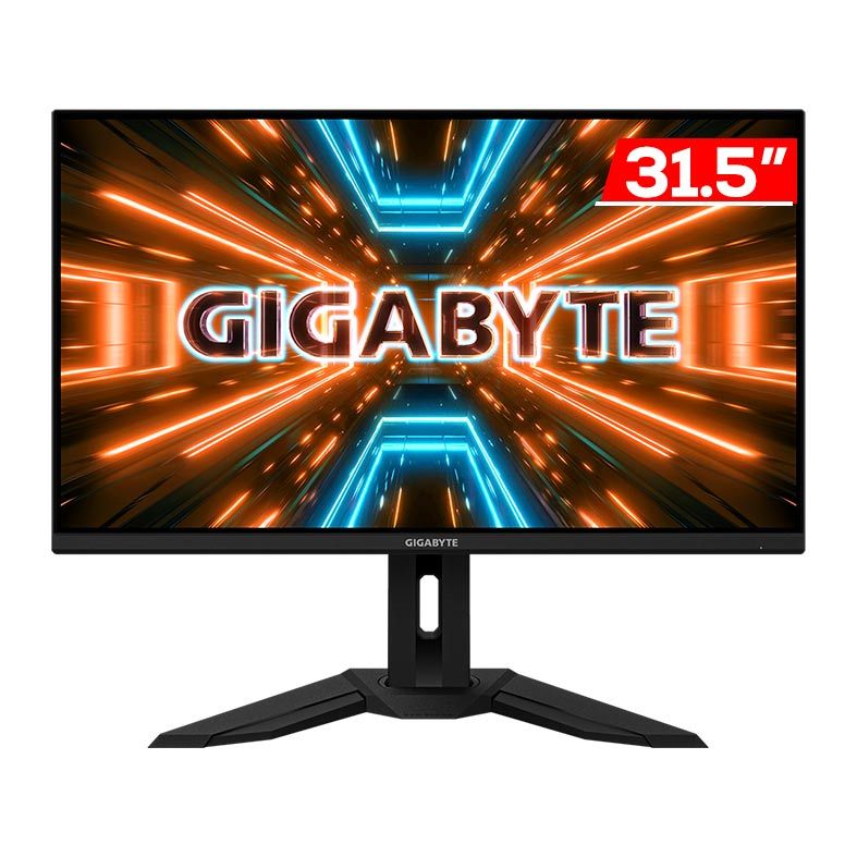 Monitor Gamer Gigabyte M32Q 31.5 Pol, 0.8ms 165Hz QHD FreeSync Premium HDR Altura Ajustavel HDMI/DP, GIGABYTE M32Q