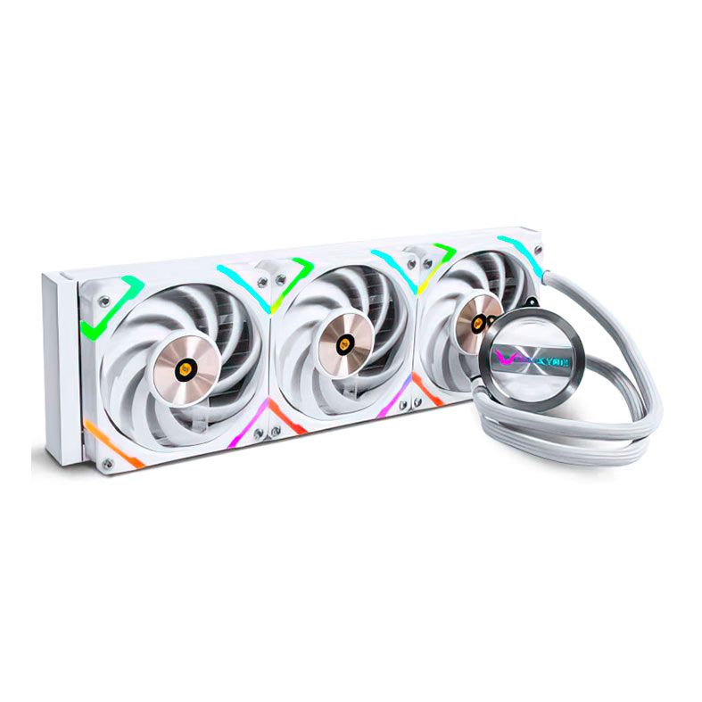 Water Cooler Valkyrie Dragonfang GL36, ARGB, 360mm, Branco, GL-360W-WH