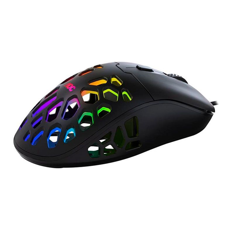 Mouse Gamer AOC GM510, RGB, 16000 DPI, 6 Botoes, Preto, GM510B/FG