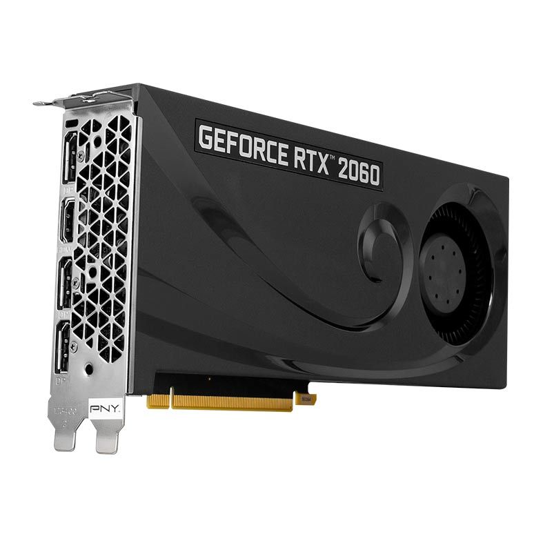 Placa de Video PNY GeForce RTX 2060 6GB GDDR6 192-bit, GMR2061N3J6ET1KTM-OEM