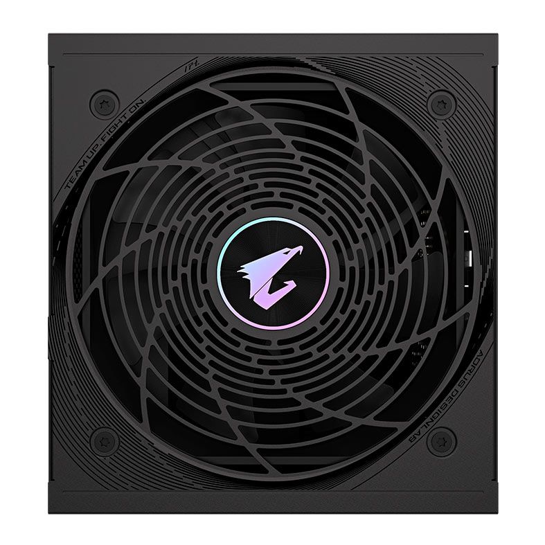 Fonte Gigabyte Aorus Elite P1000W, 1000W, ATX 3.0, PCIe 5.0, Full-Modular, 80 Plus Platinum, Preto, GP-AE1000PM-PG5