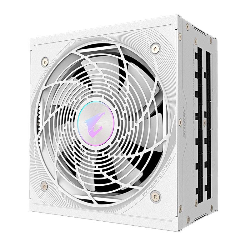 Fonte Gigabyte Aorus Elite P850W Ice, 850W, ATX 3.1, PCIe 5.0, Full-Modular, 80 Plus Platinum, Branco, GP-AE850PM-PG5-ICE