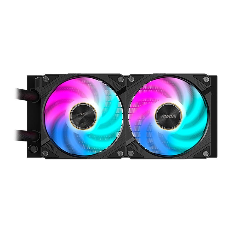 Water Cooler Gigabyte Aorus Waterforce X II 240, ARGB, 240mm, Preto, GP-AORUSWATERFORCEXII240