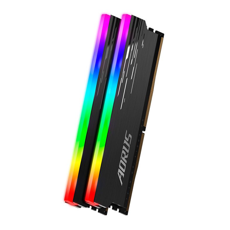 Memoria Gigabyte Aorus RGB, 16GB (2x8GB), DDR4, 3733MHz, C18, Cinza, GP-ARS16G37