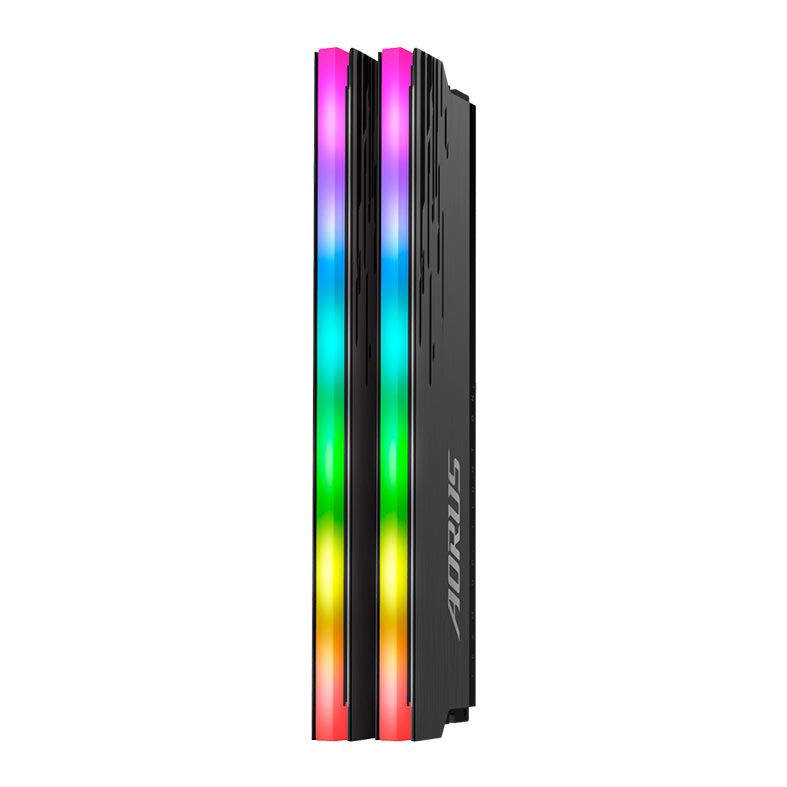 Memoria Gigabyte Aorus RGB, 16GB (2x8GB), DDR4, 3733MHz, C18, Cinza, GP-ARS16G37