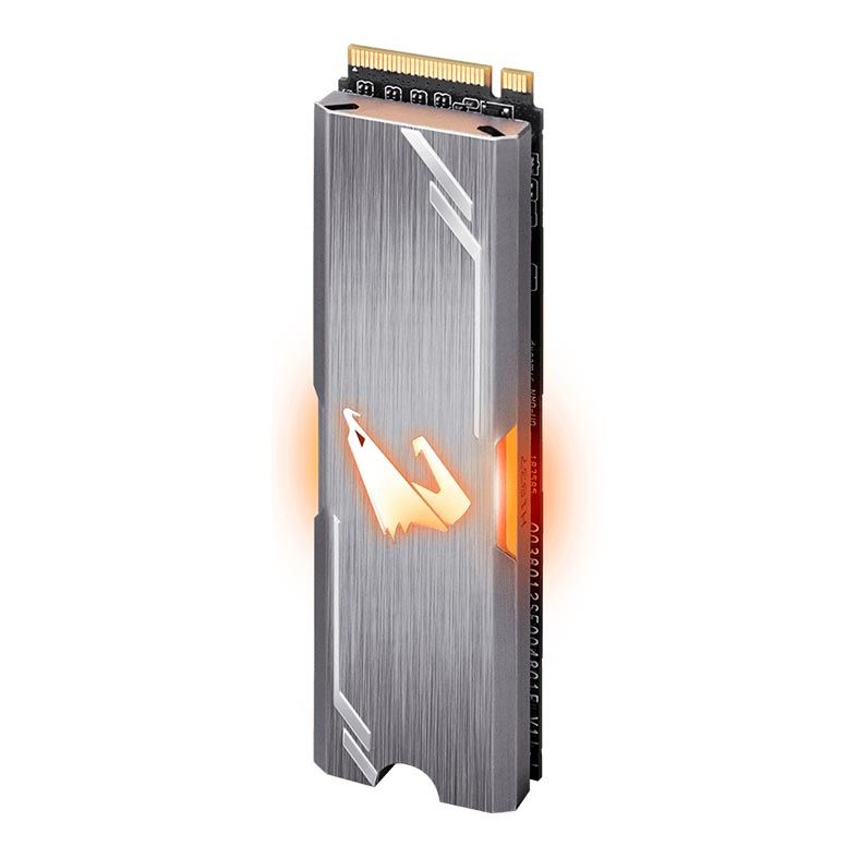 SSD Gigabyte Aorus RGB 512GB M.2 NVMe, GP-ASM2NE2512GTTDR