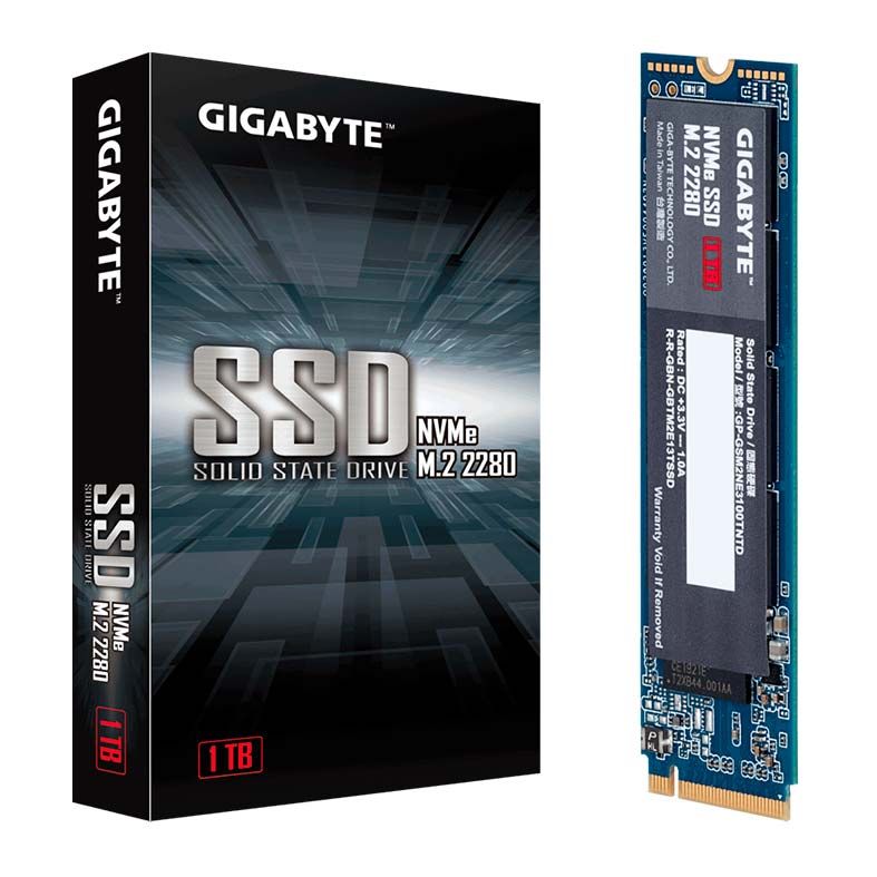 SSD Gigabyte 1TB M.2 2280 PCIe 3.0 x4 NVMe, GP-GSM2NE3100TNTD