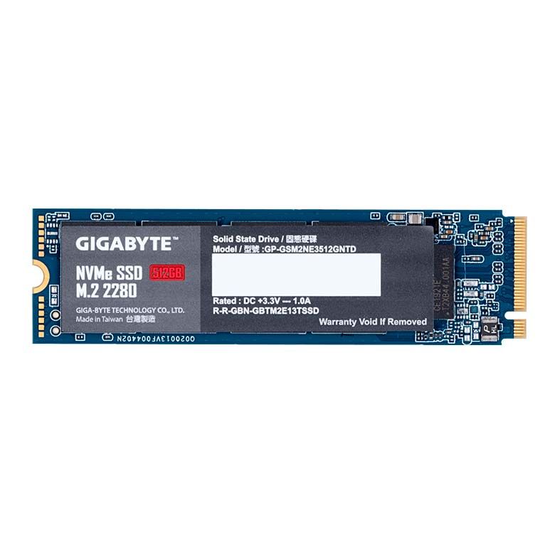 SSD Gigabyte 512GB M.2 2280 PCIe 3.0 x4 NVMe, GP-GSM2NE3512GNTD