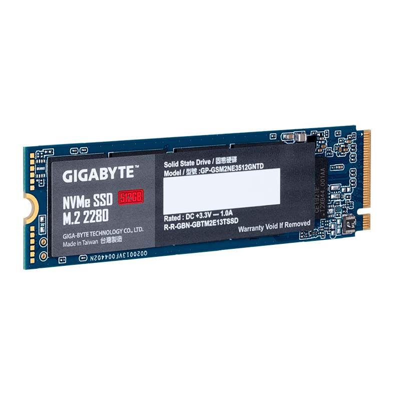 SSD Gigabyte 512GB M.2 2280 PCIe 3.0 x4 NVMe, GP-GSM2NE3512GNTD