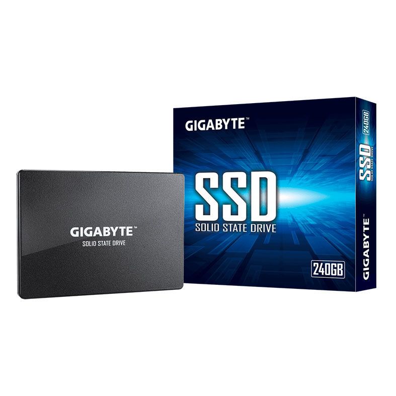 SSD Gigabyte, 240GB, 2.5", Sata III 6GB/s, Leitura 500MB/s, Gravacao 420MB/s, GP-GSTFS31240GNTD