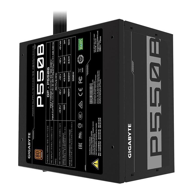 Fonte Gigabyte P550B 550W 80Plus Bronze, GP-P550B