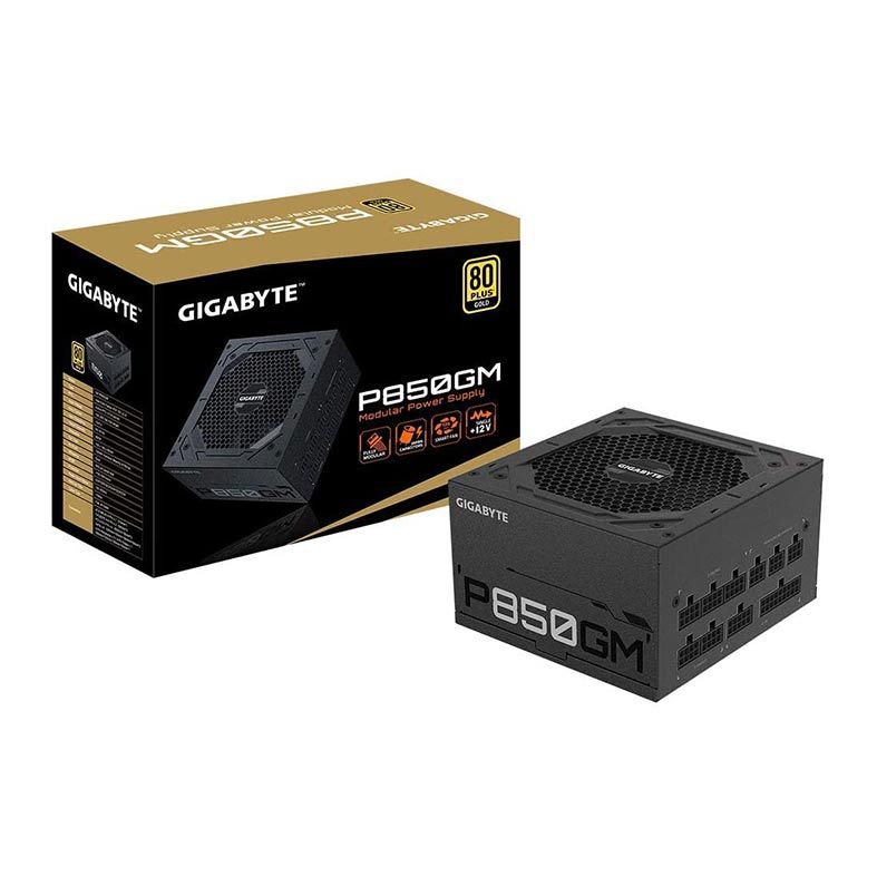 Fonte Gigabyte P850GM Full Modular 850W 80 Plus Gold, GP-P850GM