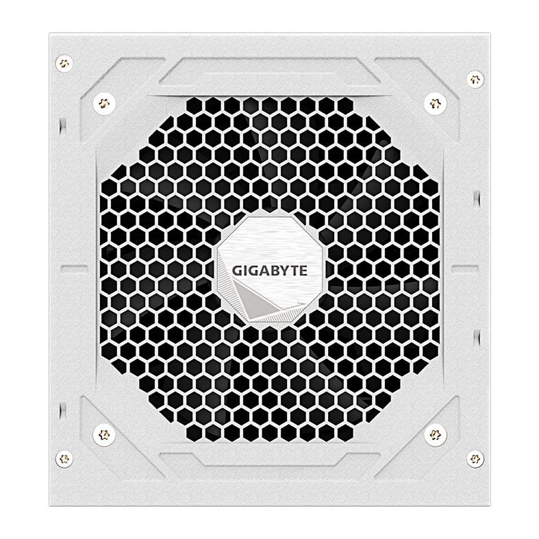 Fonte Gigabyte UD85GM PG5W, 850W, ATX 3.0, PCIe 5.0, Full-Modular, 80 Plus Gold, Branco, GP-UD850GM-PG5W