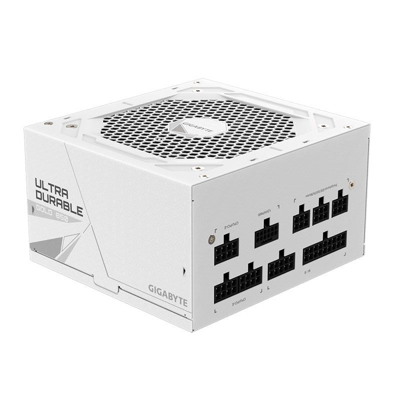 Fonte Gigabyte UD85GM PG5W, 850W, ATX 3.0, PCIe 5.0, Full-Modular, 80 Plus Gold, Branco, GP-UD850GM-PG5W