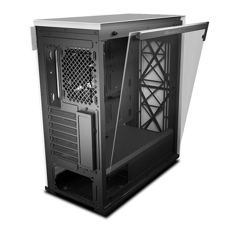 Gabinete DeepCool Macube 310 Vidro Temp Branco, GS-ATX-MACUBE310-WHG0P-BR