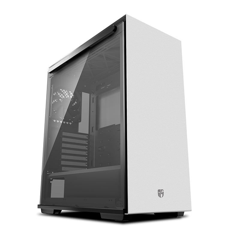 Gabinete DeepCool Macube 310 Vidro Temp Branco, GS-ATX-MACUBE310-WHG0P-BR