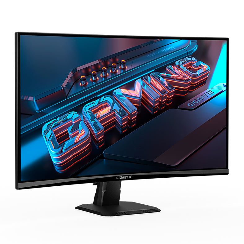 Monitor Gamer Gigabyte GS27FC, 27 Pol, VA, Curvo, FHD, 1ms, 180Hz, FreeSync, HDR Ready, Angulo Ajustavel, DP/HDMI, GS27FC