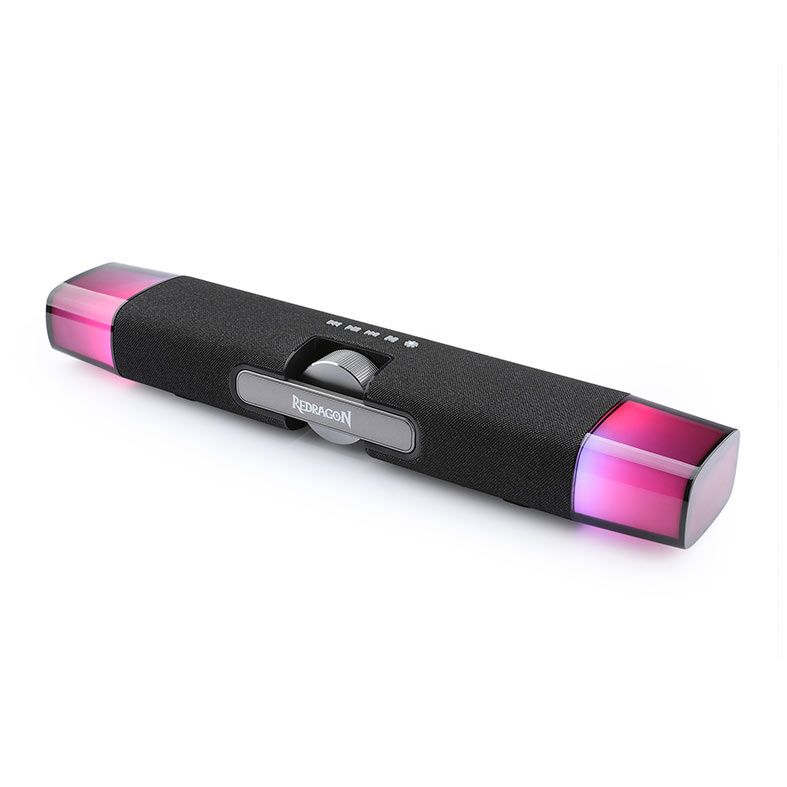 Caixa de Som Redragon GS512, RGB, 2x5W RMS, Bluetooth, Preto, GS512