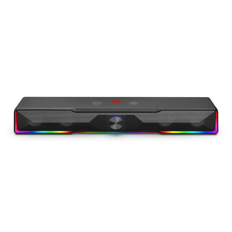 Caixa de Som Gamer Redragon Catnonn, RGB, 2x3W RMS, USB/Bluetooth, Preto, GS516